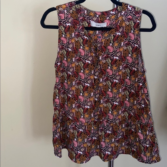 Tops - Loft Sleeveless peplum tank